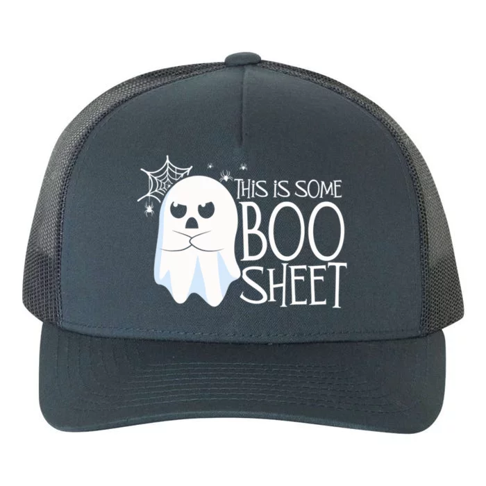 This Is Some Boo Sheet Halloween Ghost Funny Great Gift Yupoong Adult 5-Panel Trucker Hat