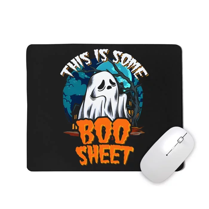 This Is Some Boo Sheet Ghost Halloween Costume Mousepad