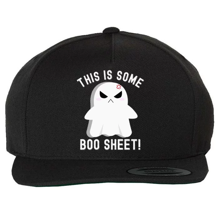 This Is Some Boo Sheet Halloween Ghost Costume Wool Snapback Cap