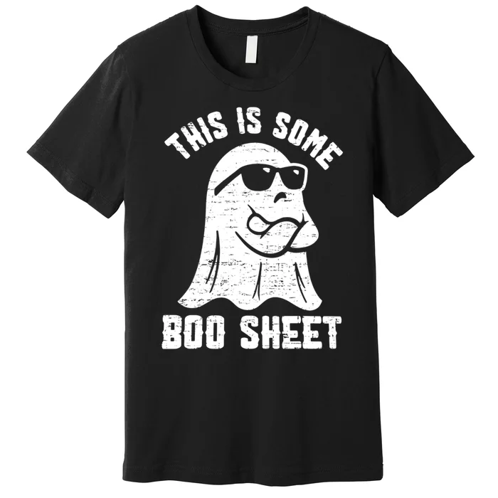 This Is Some Boo Sheet Halloween Ghost Funny Premium T-Shirt