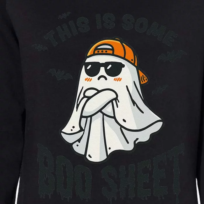 This Is Some Boo Sheet Ghost Funny Halloween Gift Womens California Wash Sweatshirt