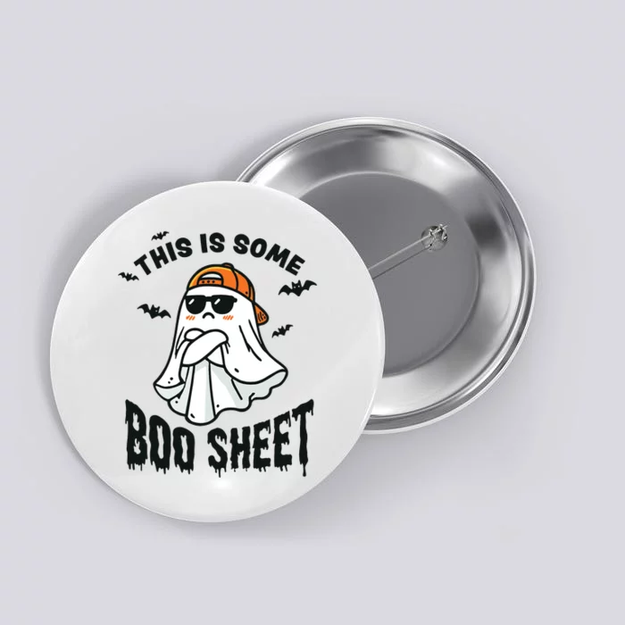 This Is Some Boo Sheet Ghost Funny Halloween Button