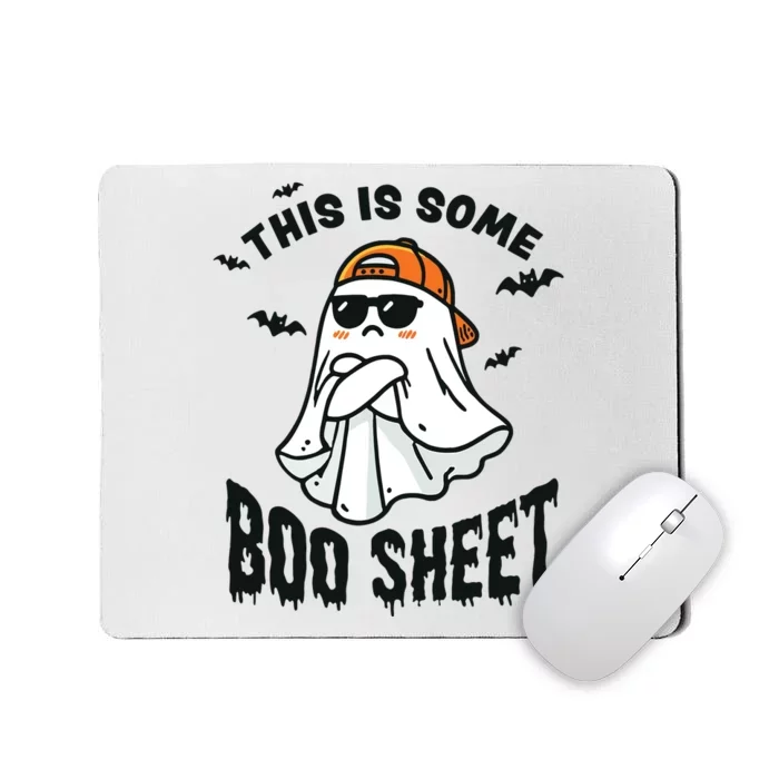 This Is Some Boo Sheet Ghost Funny Halloween Mousepad