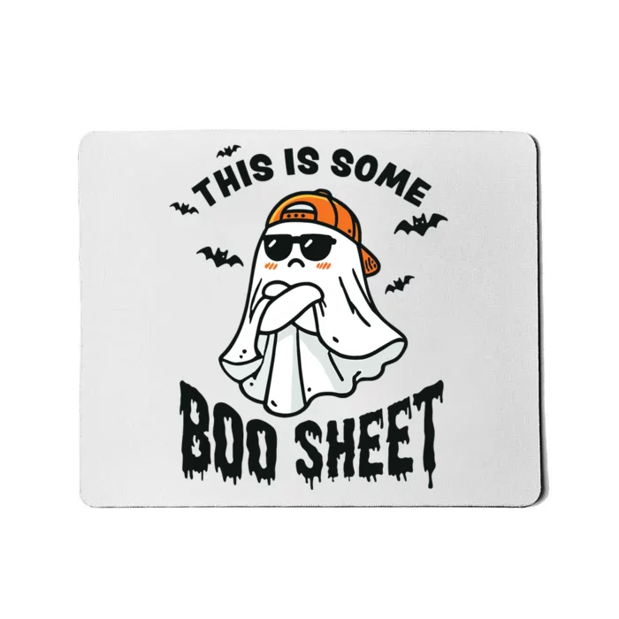 This Is Some Boo Sheet Ghost Funny Halloween Mousepad