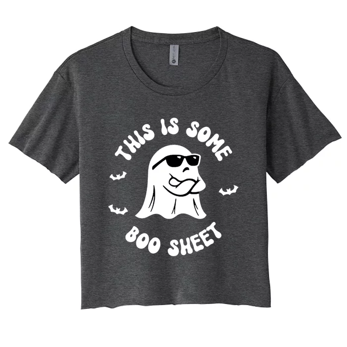 This Is Some Boo Sheet Gift Women's Crop Top Tee