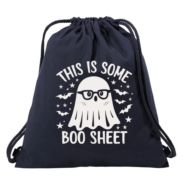 This Is Some Boo Sheet Ghost Halloween Drawstring Bag