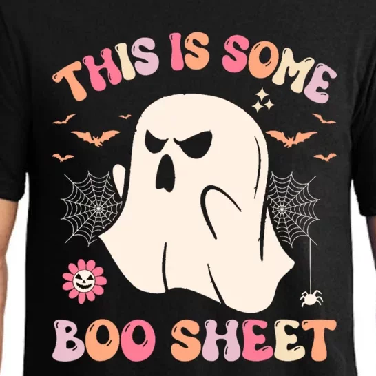 This Is Some Boo Sheet Ghost Halloween Costume Funny Ghost Pajama Set