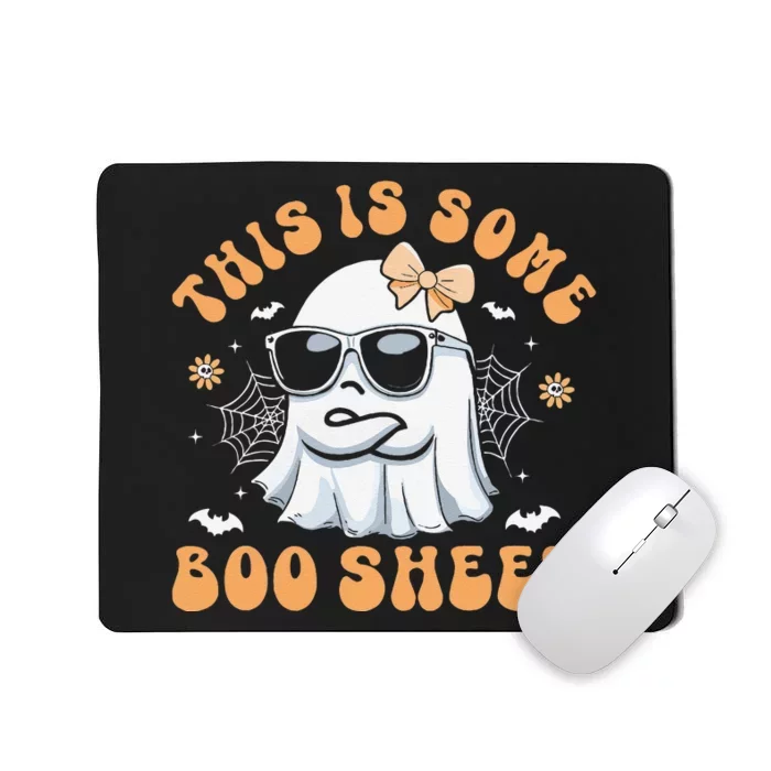 This Is Some Boo Sheet Women Cute Ghost Halloween Gift Mousepad