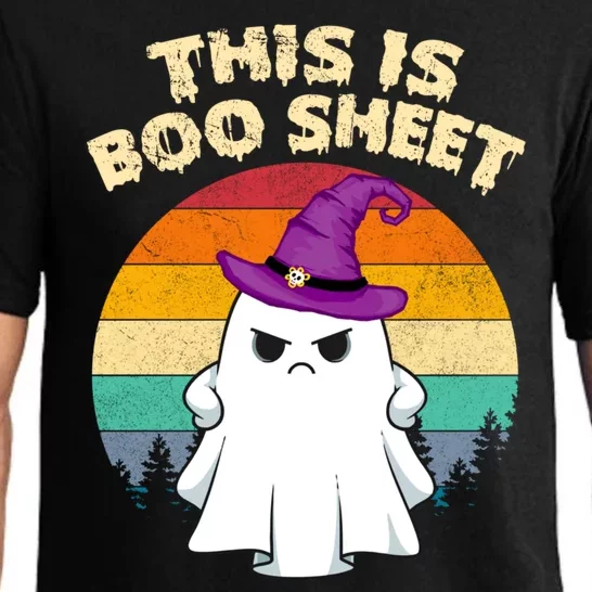 This Is Boo Sheet Ghost Halloween Costume Funny Ghost Pajama Set