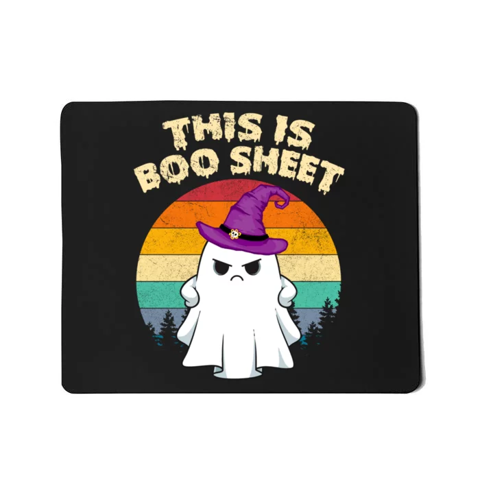 This Is Boo Sheet Ghost Halloween Costume Funny Ghost Mousepad