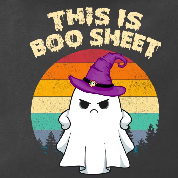 This Is Boo Sheet Ghost Halloween Costume Funny Ghost Zip Tote Bag