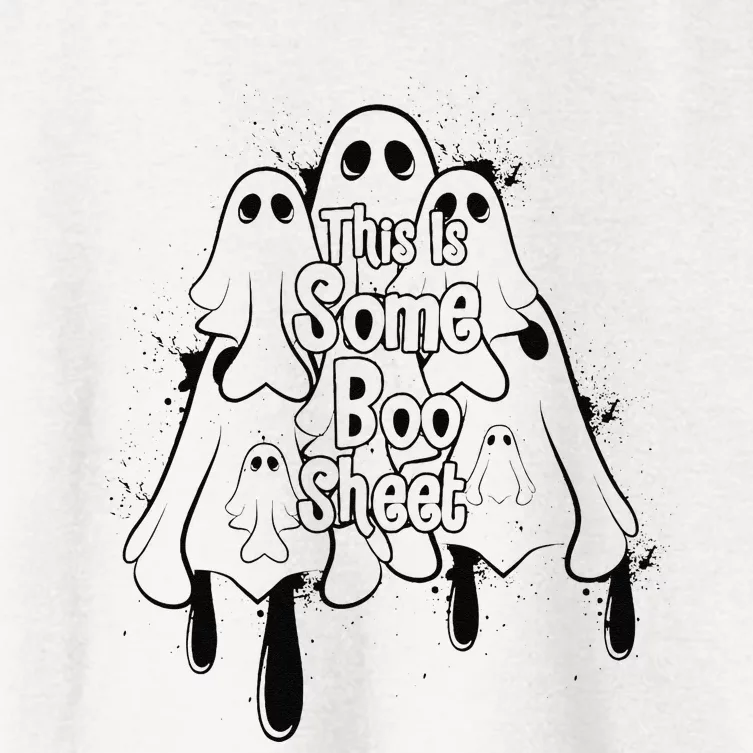 This Is Some Boo Cute For Halloween Women's Crop Top Tee