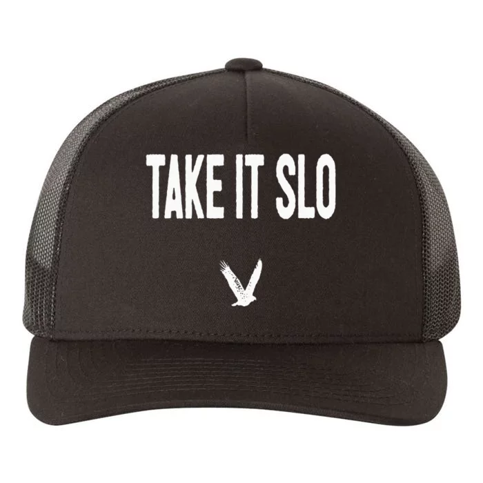 Take It Slo With Eagle Cal Poly Relax Classic Yupoong Adult 5-Panel Trucker Hat