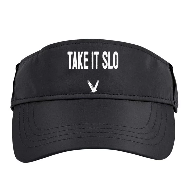 Take It Slo With Eagle Cal Poly Relax Classic Adult Drive Performance Visor