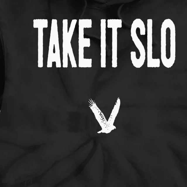 Take It Slo With Eagle Cal Poly Relax Classic Tie Dye Hoodie