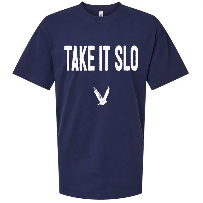 Take It Slo With Eagle Cal Poly Relax Classic Sueded Cloud Jersey T-Shirt