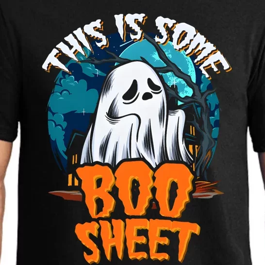 This Is Some Boo Sheet Ghost Halloween Costume Pajama Set