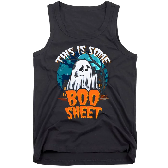 This Is Some Boo Sheet Ghost Halloween Costume Tank Top