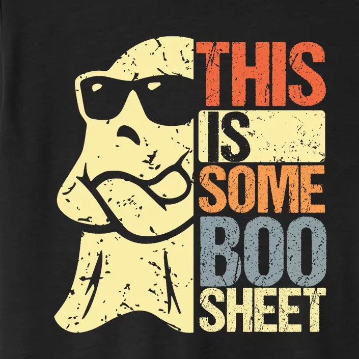 This Is Some Boo Sheet Ghost Retro Halloween Costume Design ChromaSoft Performance T-Shirt