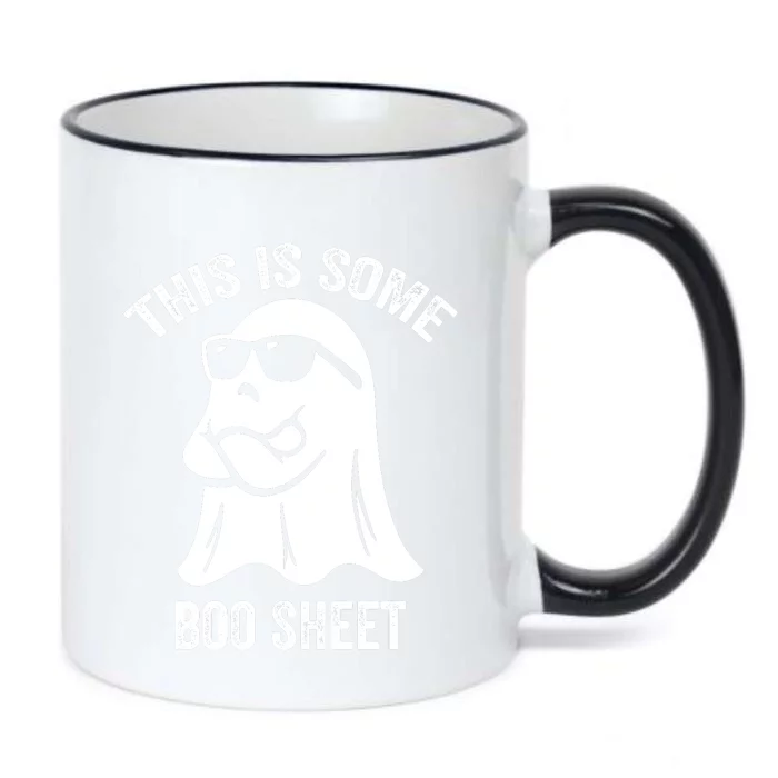 This Is Some Boo Sheet Halloween Ghost Funny Black Color Changing Mug