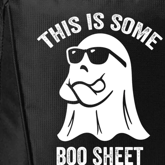 This Is Some Boo Sheet Halloween Ghost Funny City Backpack