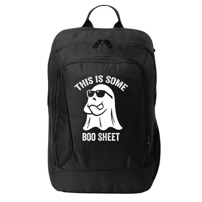 This Is Some Boo Sheet Halloween Ghost Funny City Backpack