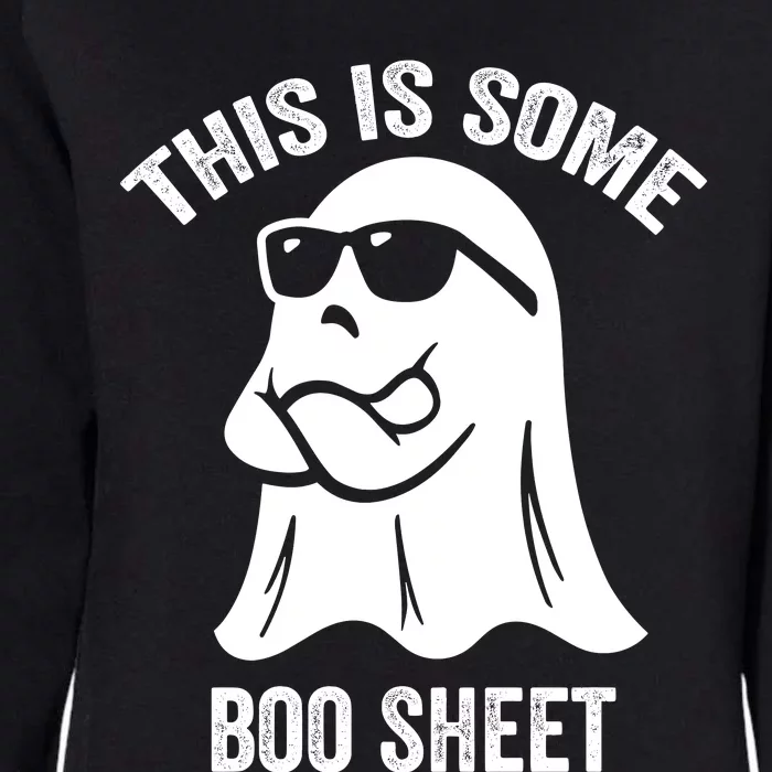 This Is Some Boo Sheet Halloween Ghost Funny Womens California Wash Sweatshirt