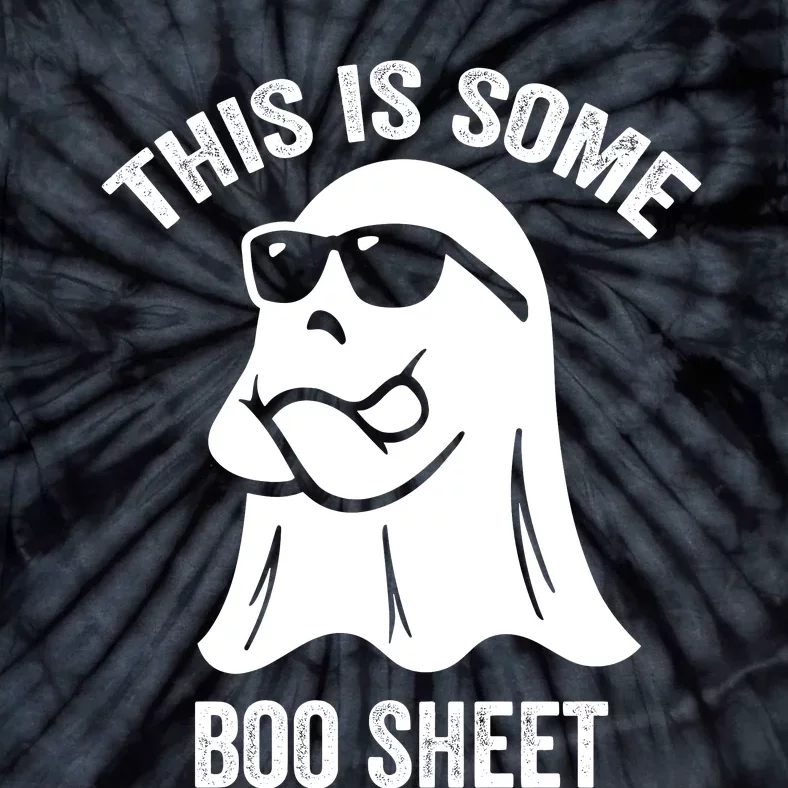 This Is Some Boo Sheet Halloween Ghost Funny Tie-Dye T-Shirt