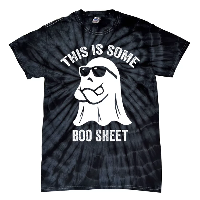 This Is Some Boo Sheet Halloween Ghost Funny Tie-Dye T-Shirt