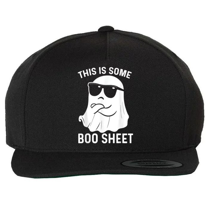 This Is Some Boo Sheet Ghost Halloween Wool Snapback Cap