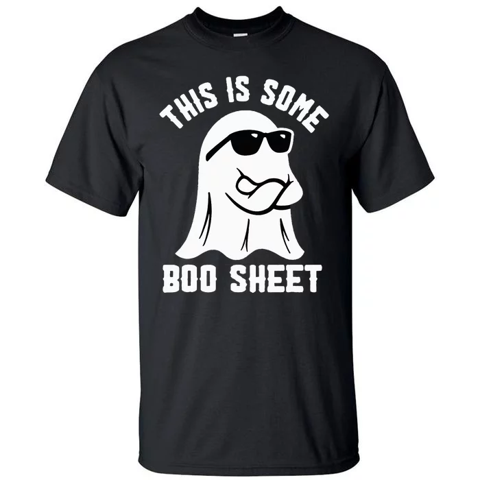 This Is Some Boo Sheet Ghost Retro Halloween Costume Tall T-Shirt