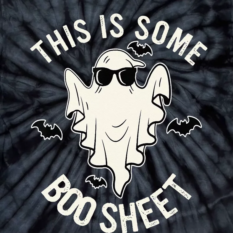 This Is Some Boo Sheet Ghost Halloween Costume Tie-Dye T-Shirt