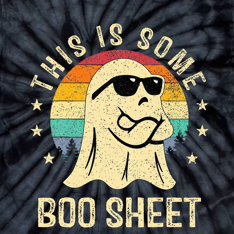 This Is Some Boo Sheet Halloween Ghost Funny Tie-Dye T-Shirt