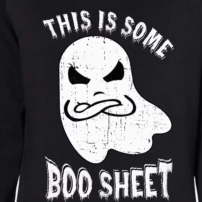 This Is Some Boo Sheet Halloween Ghost Funny Womens California Wash Sweatshirt