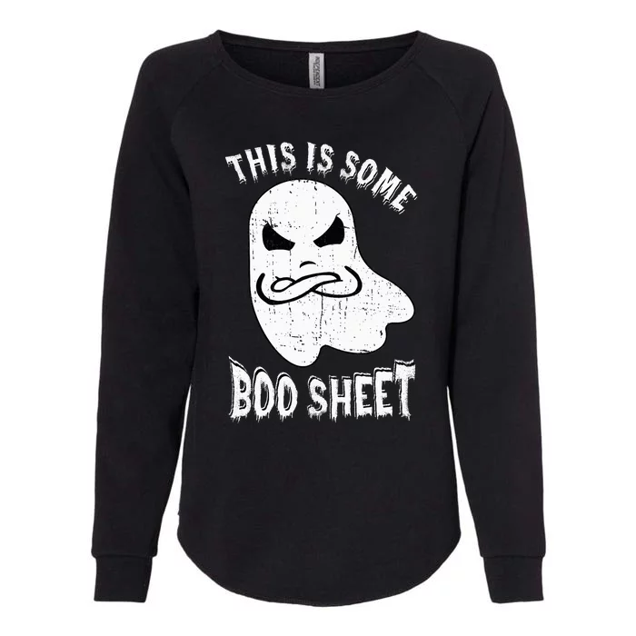 This Is Some Boo Sheet Halloween Ghost Funny Womens California Wash Sweatshirt