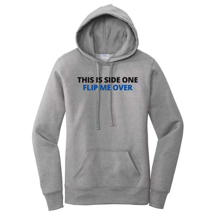 This Is Side One Flip Me Over Women's Pullover Hoodie