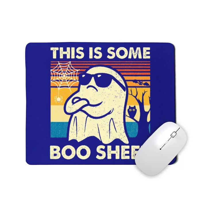 This Is Some Boo Sheet Ghost Retro Halloween Mousepad