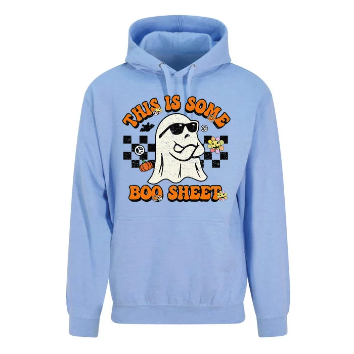 This Is Some Boo Sheet Retro Halloween Unisex Surf Hoodie