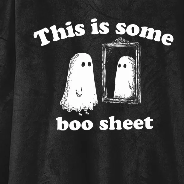 This Is Some Boo Sheet Halloween Hooded Wearable Blanket