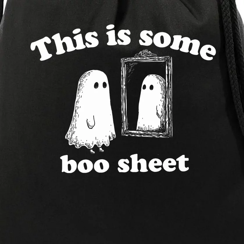 This Is Some Boo Sheet Halloween Drawstring Bag