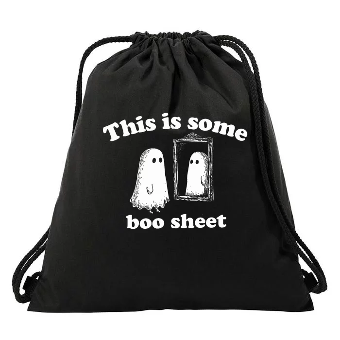 This Is Some Boo Sheet Halloween Drawstring Bag