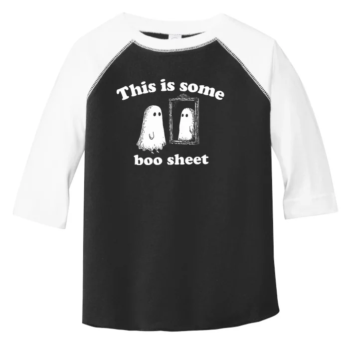 This Is Some Boo Sheet Halloween Toddler Fine Jersey T-Shirt