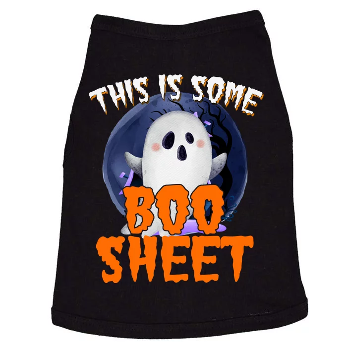 This Is Some Boo Sheet Funny Halloween Ghost Doggie Tank