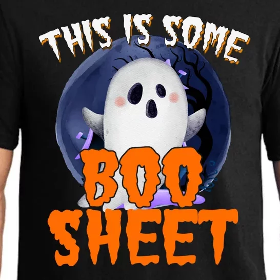 This Is Some Boo Sheet Funny Halloween Ghost Pajama Set