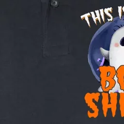 This Is Some Boo Sheet Funny Halloween Ghost Softstyle Adult Sport Polo