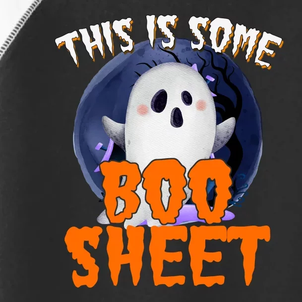 This Is Some Boo Sheet Funny Halloween Ghost Toddler Fine Jersey T-Shirt