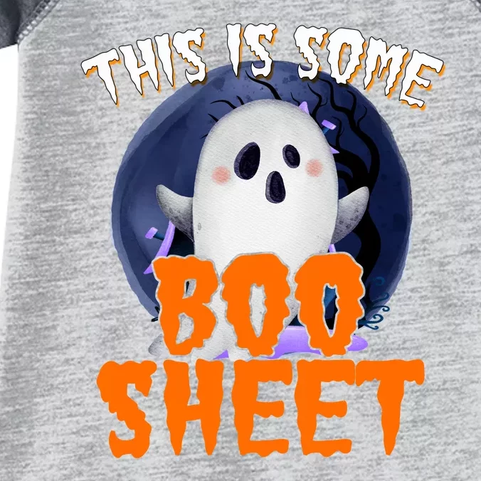 This Is Some Boo Sheet Funny Halloween Ghost Infant Baby Jersey Bodysuit