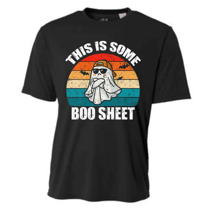 This Is Some Boo Sheet Halloween Angry Ghost Funny Cooling Performance Crew T-Shirt