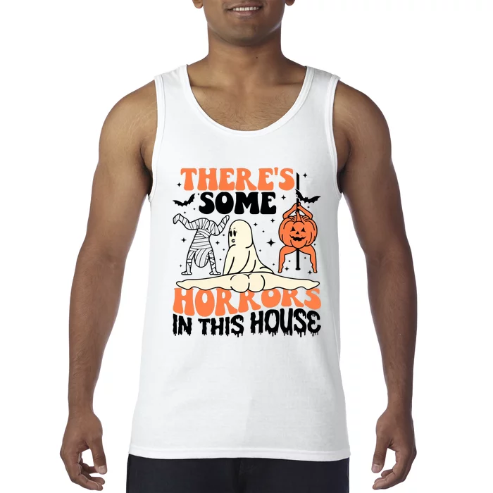 There Is Some Horrors In This House Funny Halloween Tank Top