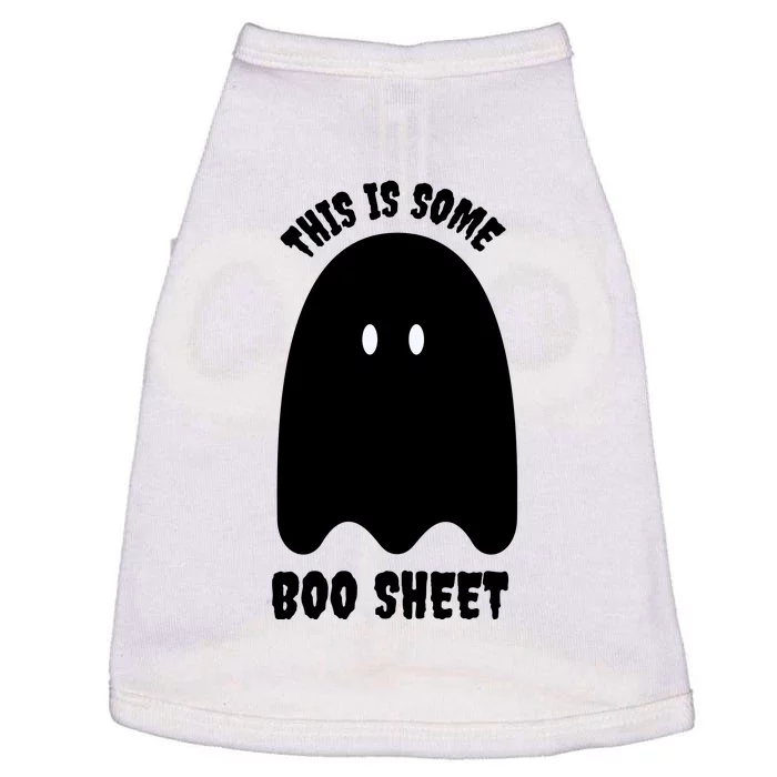 This Is Some Boo Sheet Halloween Ghost Funny Doggie Tank